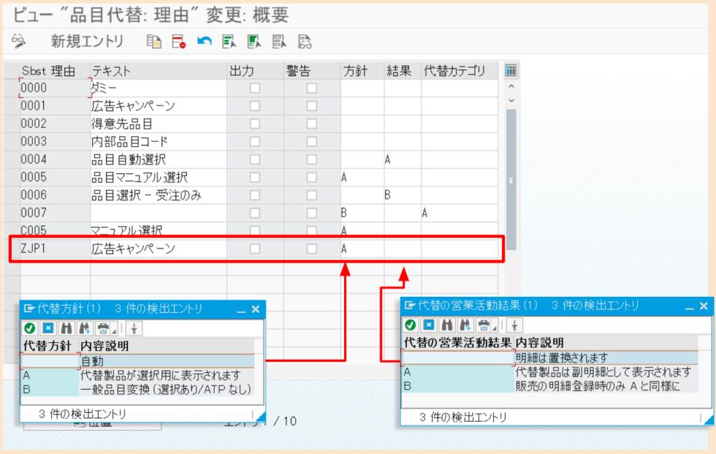 SAP-Screen-SPRO-Material Determination