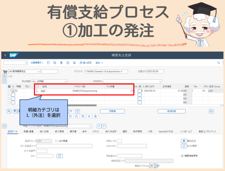 【SAP MM】支給品とは?無償・有償支給の外注加工プロセスを解説 | SAPラボ