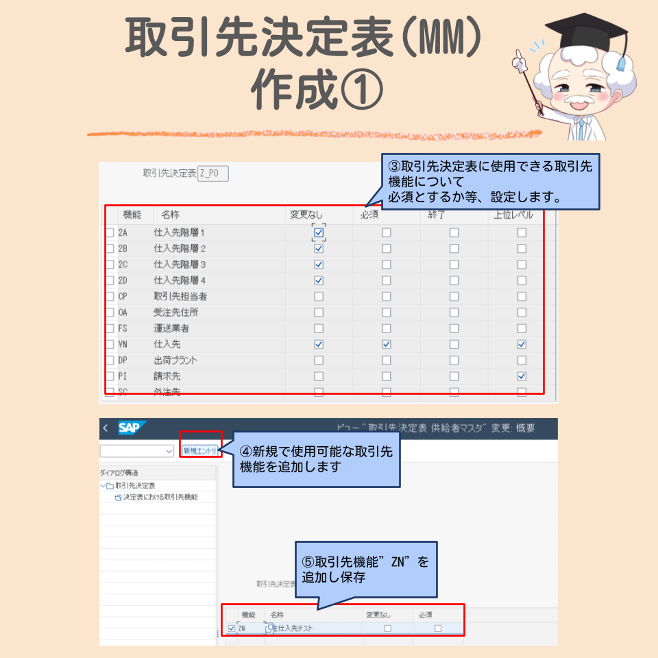 取引先決定表作成1-3