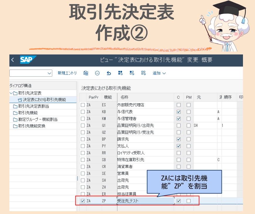 取引先決定表の作成2-1