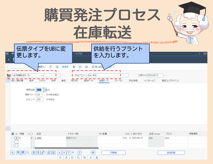 在庫転送概要